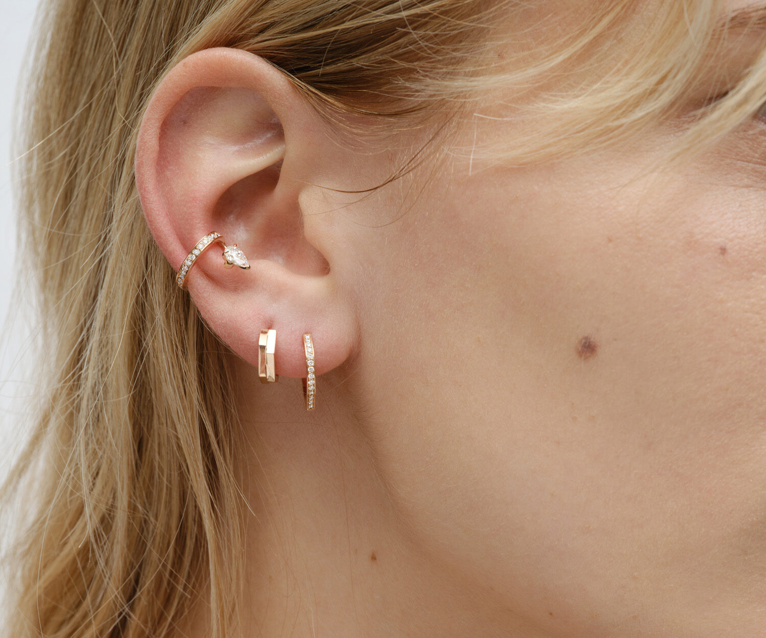 repossi earring serti sur vide antifer collection